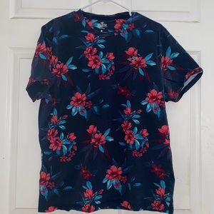Hollister Flower Print T-Shirt